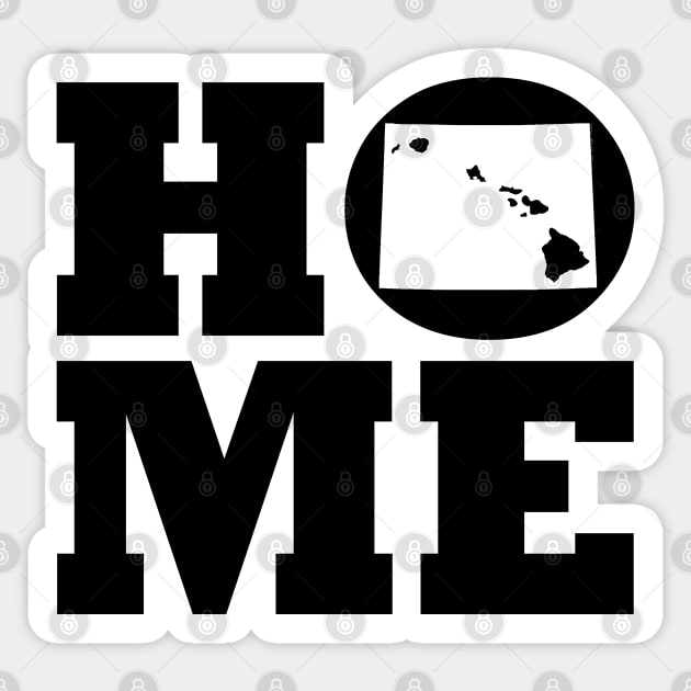 Wyoming and Hawai'i HOME Roots by Hawaii Nei All Day Sticker by hawaiineiallday